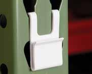 Thicker clip, coupled with injection molding, adds extra strength. Heavy.125" wall thickness One side fits up to.