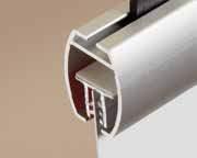 110504B 3" Elliptical Banner Hanger - Aluminum Graphic Ratchet Fastener One of several internal holder options that can act as a cross member when two pieces are pressed together along the top edge