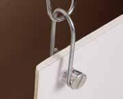 Ceiling Hooks & Clips U Hook In conjunction with Binder Post & Screws (up to 3/4" long), U Hooks are popular for use on foam board and other thick sign material.