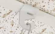 Ceiling Hooks & Clips Aluminum Ceiling Hook Interlocking two piece metal hook is reusable and extremely sturdy. Easy slide on ceiling grid installation.