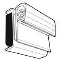 158) Grippers are clear PVC material LENGTH GRIP CAPACITY SIGN POSITION 107097 1" up to.