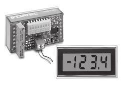 Series Loop-Powered, 1.8V Drop, 4-20mA Process Monitors with Full-Size LCD Displays FEATURES Super-low loop drop: 1.8V typical, 2.0V max.