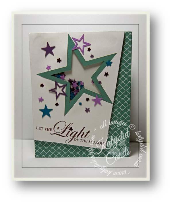Light of the Season Shaker Tutorial To its lucky recipient, this card will be the Star of the show!