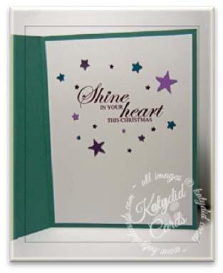 Trim any over-hang with Paper Snips. 3. Cut two pieces of Whisper White card stock to 5 1/2 x 4 1/4.