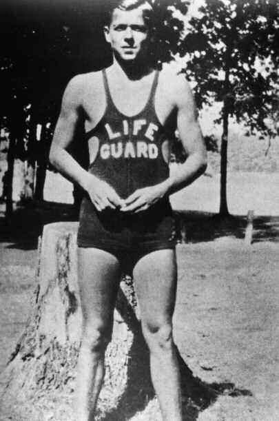 From Middle America From Middle America Reagan earned money for his college tuition by working as a lifeguard. Reagan s eyesight was so poor that he could not play sports such as baseball.