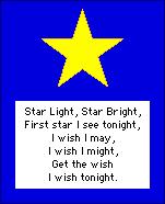 Activity # 5 Star Light/Star Bright This quick and easy craft will help children visualize their fondest wish.