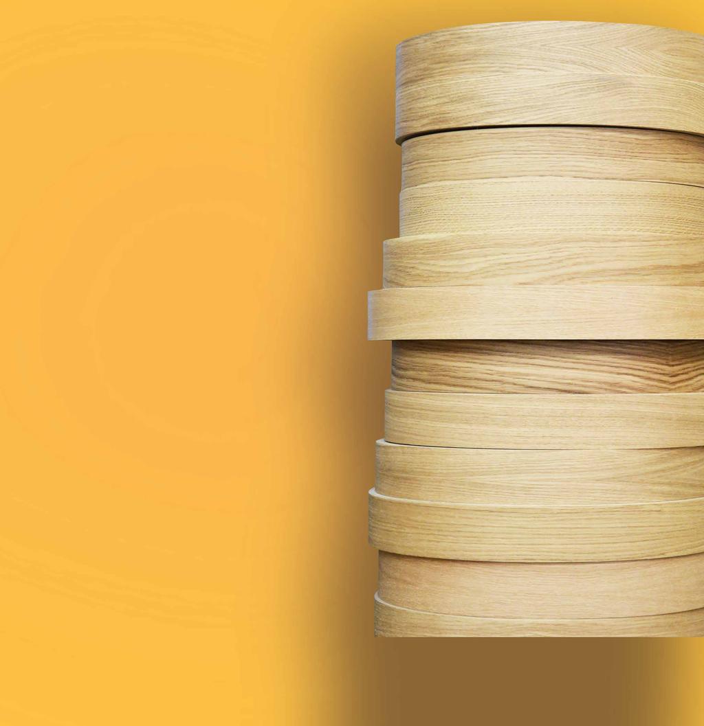 PRODUCTS 10 ROLLED PRODUCTS ALL AROUND SUCCESSFUL The thickness of our veneers ranges from 0.3 to 0.6 mm. The maximum width of a veneer roll is limited to 300 mm.