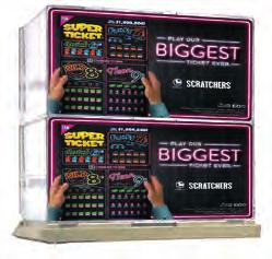DISPLAY STARTING MARCH 22 ND APRIL 2017 32 BIN GUIDE RECOMMENDED SCRATCHERS TO REMOVE* 0 Game # 1250 0 Game # 1250 Game # 1246 Game # 1246 Please return these Scratchers to your Lottery Sales