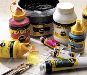 Experience the professional results of Galeria Acrylic Colour, perfect for the artist who wants good quality colour at an affordable price.
