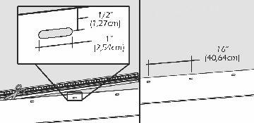 Space the slits at an interval of 16 (40.64cm) (Figure A1). Figure B1 2- Install the specific Staggered Edge Shake starter strip over the siding.