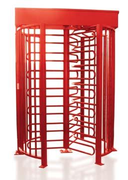 Turnstile delivered assembled with instructions. Fixing bolts provided. VOLUBIS Overall height Opening Diameter 2.