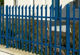 Regular colours: Black 9005 - Blue 5010 - Red 3004. EASY RAILING INSTALLATION Installation in forward sequence.