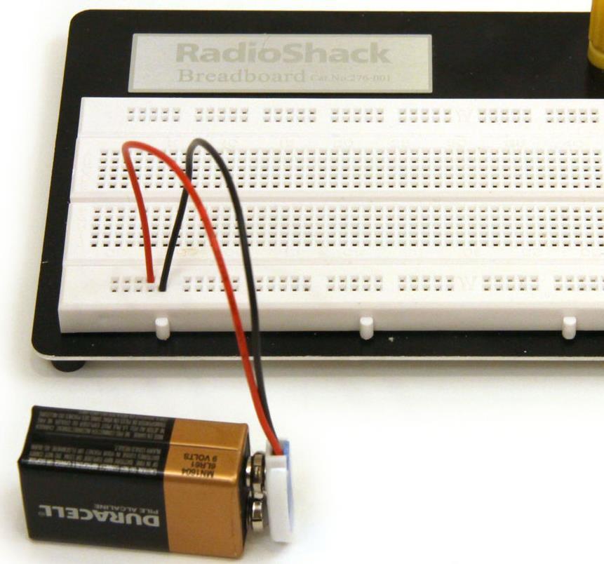 things you may confuse others or even yourself, so it is good practice to use these for power only. The first thing to do is send power to the breadboard.