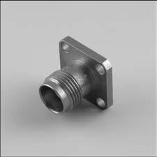Captive center contact Panel drilling R4 40 700 yes P5 SQUARE FLANGE STRAIGHT FEMALE RECEPTACLE
