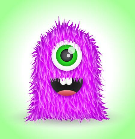 Create a Cute Furry Vector Monster in Illustrator Other labs from this author can be found at http://www.blog.spoongraphics.co.