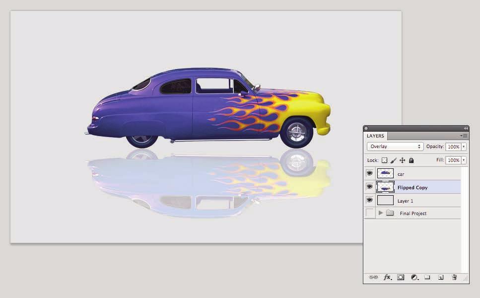 Discover How to Create a Realistic Reflection on Any Object With Blending Modes, Free Transform, and Opacity In the real world, a reflection on an object is a common occurrence; however, Photoshop is