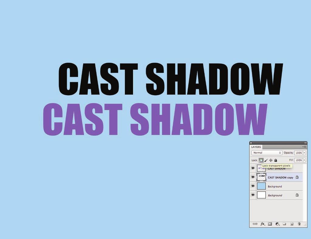 Impress Your Clients by Moving Away From Common Drop Shadows and Into the World of Cast Shadows Photoshop can create a drop shadow with the click of a button.