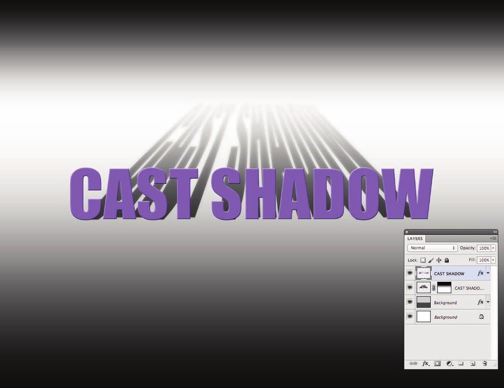 Impress Your Clients by Moving Away From Common Drop Shadows and Into the World of Cast Shadows, continued Additional Design Note Add a layer mask to the