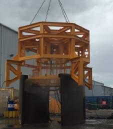 installation phase at an offshore wind substation located in the German sector of the Baltic Sea.