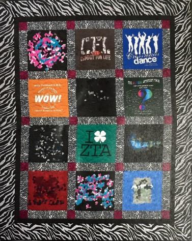 T-Shirt Quilts w/sharon R Have you been asked to make a personal gift for a graduate, sports-nut or special someone in your life using their T-shirts?