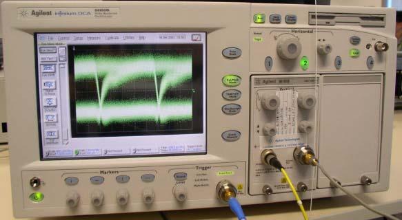 A digital communications analyzer with automated eye measurements; a full-function time domain reflect meter (TDR) for impedance analysis; a full-function oscilloscope with bandwidth in excess of