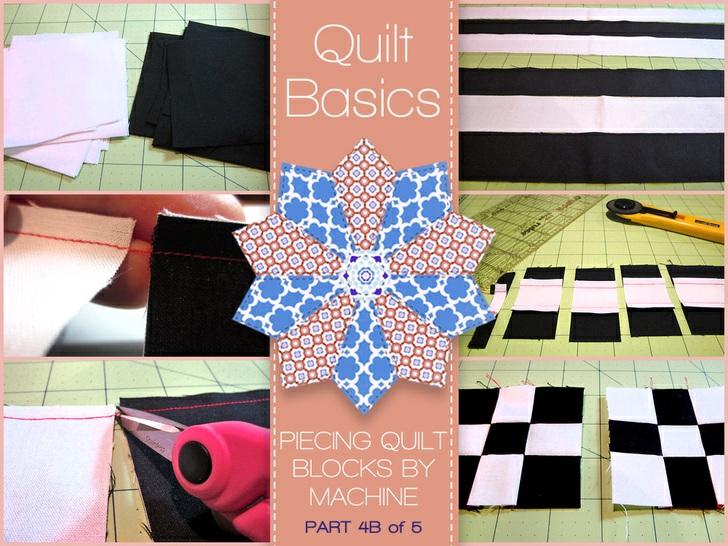 Published on Sew4Home Quilt Basics - Piecing Quilt Blocks by Machine Part 4B of 5 Editor: Liz Johnson Thursday, 21 March 2013 1:00 We're back for the second half of our piecing tutorial part Four of