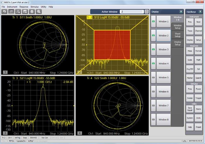 Easy Integration into Test Environments Software platform Keysight soft front panels provide easy to use instrument communications.