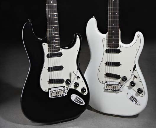Deluxe Models Squier Deluxe Hot Rails Strat 505 (Olympic White) Versatile and high-performance, the Deluxe Hot Rails Strat guitar has traditional Fender vibe to spare, but under the hood you ll find