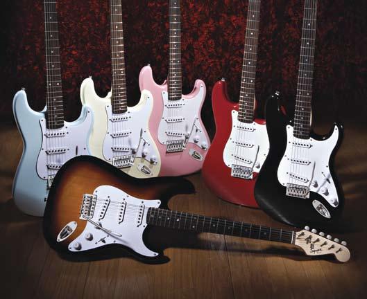 Bullet Squier Bullet Strat with Tremolo Our Bullet Strat with tremolo is a simple, affordable and practical guitar designed for beginners and students.