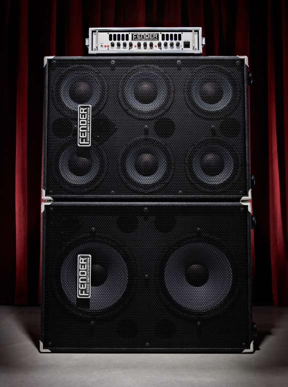 Pro Series Bass Amps Fender ProSeries TB-1200 Head with 610 and 215 Pro Cabinets.
