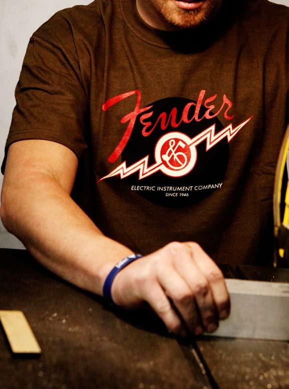 Fender Clothing & Collectibles Fender Shown: Fender Lightning Bolt Logo Men s T-Shirt FenderStore fender.