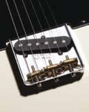 22 Frets: Extra fret allows last note to be bent one full step to complete the second octave on the fretboard.