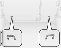 Suporţii de ancorare ISOFIX sunt indicaţi de o etichetă pe spătarul scaunului. Înainte de fixarea unui scaun pentru copii, reglaţi tetiera în poziţia de utilizare 3 32.