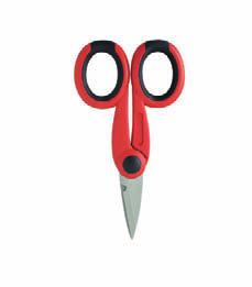 Electrician s scissors SISSOR 2K Electrician s scissor SISSOR 1K Electrician s scissor utting B with wire cutter serrated cutting edge rustproof soft-touch handle for firm grip with wire
