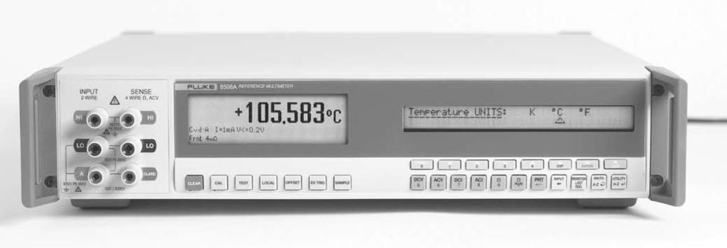 09 % Filter In 110 db at 50/60 Hz ± 0.09 % Protection (All ranges) 1 kv rms Input Impedance 200 mv to 20 V Ranges > 100 GW 200 V & 1000 V Ranges 10.