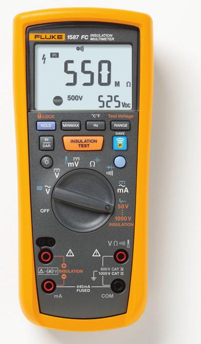 Key features Insulation test 1587 FC: 0.01 MW to 2 GW 1577: 0.