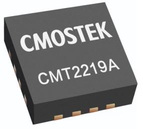 CMT229A 300 960 MHz OOK/(G)FSK Receiver Features Optional Chip Feature Configuration Schemes On-Line Registers Configuration Off-Line EEPROM Programming Frequency Range: 300 to 960 MHz FSK, GFSK and