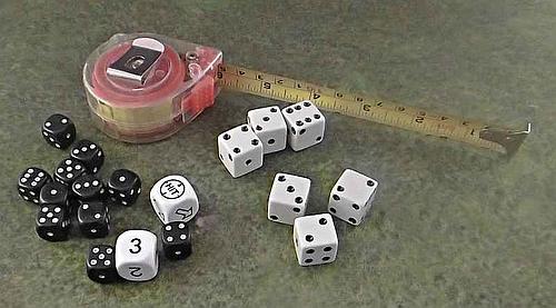 Although model vehicles are always best, you can try out the game with homemade cardboard counters.