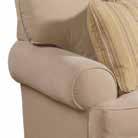 Incliner W27 Pillows N/A SELECT YOUR ARM STYLE S - Sock Arm S R - Rolled Arm* R * #2N Brass nail trim standard when ordered in leather *Note: Throw Pillows are standard on Fabric Upholstered Frames.