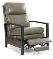 Occasional HI LEG RECLINERS L6007 Harrison Power Hi Leg Recliner H43 W32 D37 Arm H25 Seat H19 W22 D19 Center-Mounted Articulating Headrest (Power Only) Wall Clearance: 18" Overall Layout: 70" Shown