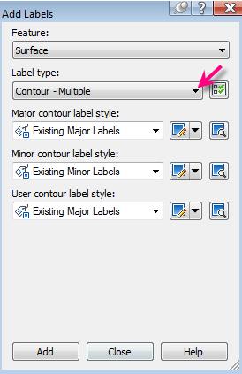 Draw a polyline to use as a guide for labeling contour-multiple (option 2)
