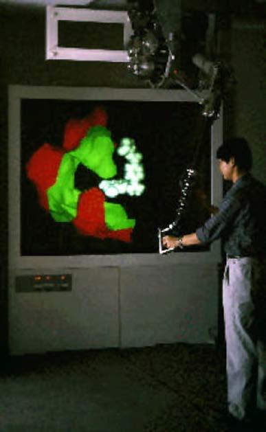 VR Displays 1965: First commercial vector display (IBM, $100K) 1967: First haptic display: GROPE project (Fred Brooks,