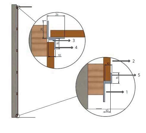 5.6 Finishing skirting and ceiling joints Place a skirting board at the bottom that hides the expansion joint. For this you can choose an MDF skirting board in a matching design (2,400 x 80 x 12 mm).