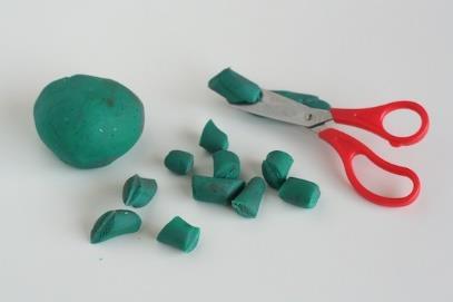 SCISSOR ACTIVITY IDEAS Ask your child to snip a playdough sausage into pieces with their scissors. Try getting your child to cut a plastic drinking straw into pieces to make beads.