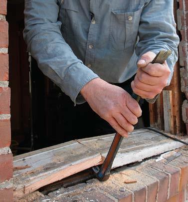 Use extra care when pulling the old window frame so that you don t damage existing plaster or drywall.