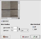 Duplicate the base layer once by clicking Layer Duplicate Layer, select the new duplicated layer from the Layer dialog box, then click Filters Blur Gaussian Blur.