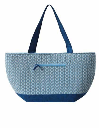 Summer Skies Tote using Blue Sky collection by Laundry Basket Quilts by Debbie von Grabler-Crozier for Makower UK The