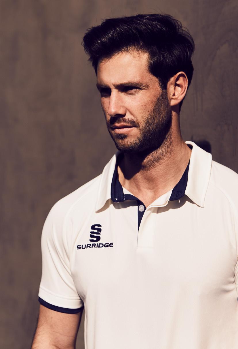 Embroidered Surridge logo on chest. Lycra mesh back provides a close and comfortable fit during movement.
