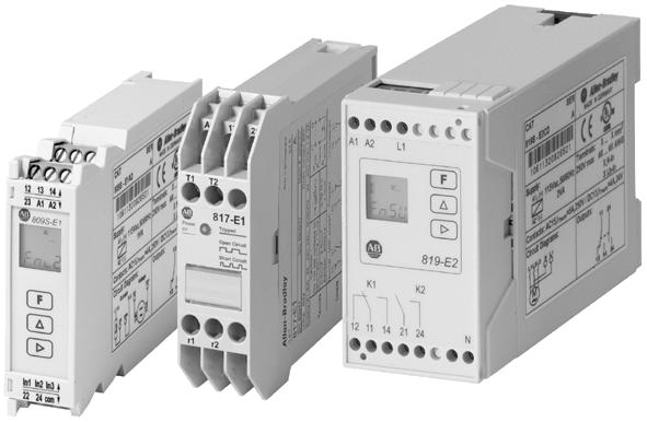 Bulletin 0S/S// Product Overview MachineAlert Relays The MachineAlert Relays family of dedicated function electronic motor protection relays offers state-of-the-art supplementary protective functions