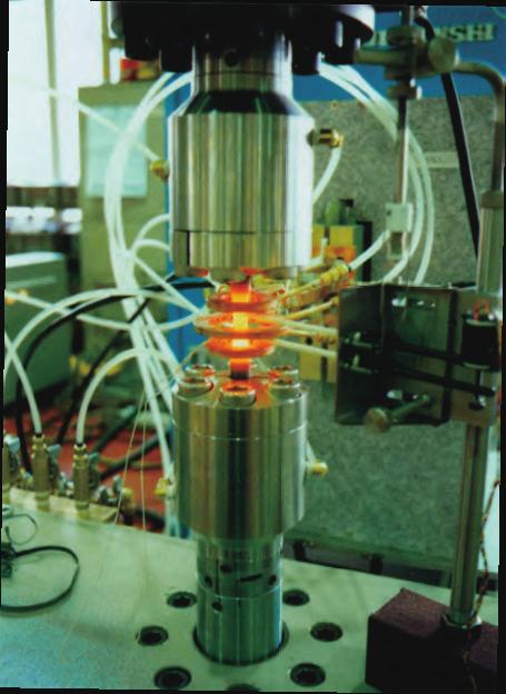 Vacuum (or Gas) Atmospheric Control Testing System For Evaluating Fatigue Strength or Crack Propagation Characteristics of Various Materials in a Vacuum or Purge Gas (Ar, He, or N2) Atmosphere Steel,